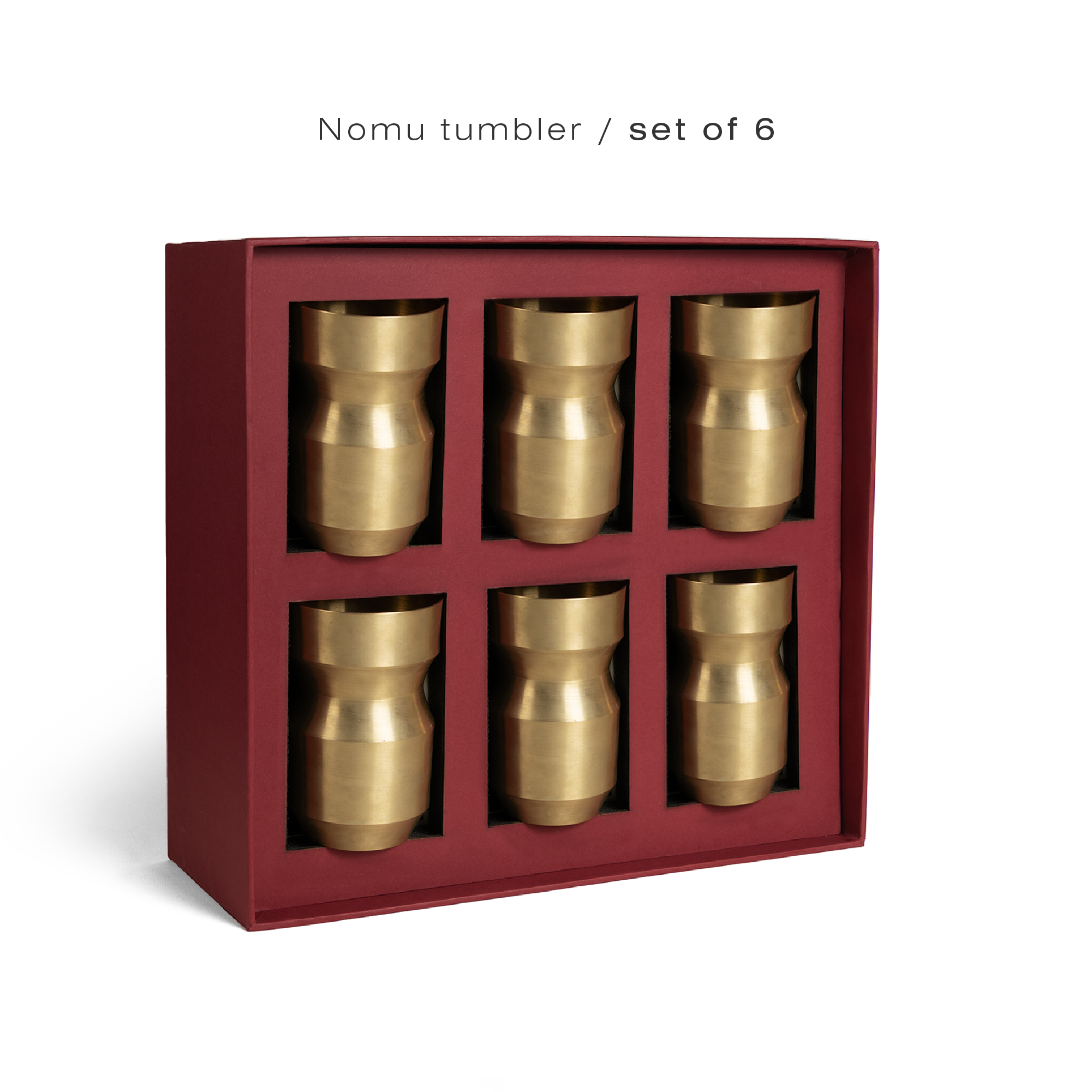 Nomu tumblers / brass