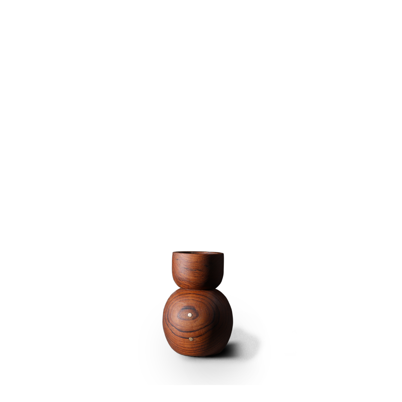 Attakai tealight holder / stacked / mid tone